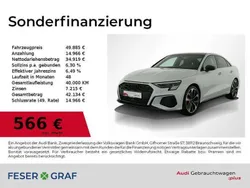 Gletscherweiß metallic Gebraucht 2024 Audi S3 Ambiente Limousine | 49.885 € (Etwas zu teuer)