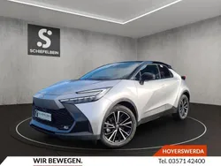 Shimmeringsilver metallic Neu 2025 Toyota C-HR Lounge SUV | 47.480 € (Teuer)