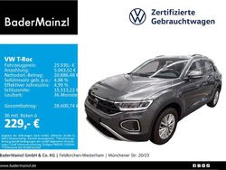 Indiumgrau metallic Gebraucht 2024 VW T-Roc Life SUV | 25.930 € (Fairer Preis)