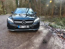Schwarz Gebraucht 2014 Mercedes C200 AMG line Kombi | 14.400 €