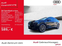 Mythosschwarz metallic Gebraucht 2024 Audi Q4 Sportback e-tron Ambiente SUV | 48.470 € (Guter Preis)