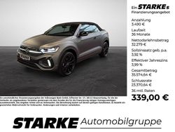 Indiumgrau matt/schwarz Gebraucht 2023 VW T-Roc Cabriolet R-line Edition Cabrio | 35.769 € (Etwas zu teuer)