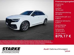 Gletscherweiß metallic Gebraucht 2022 Audi Q8 Ambiente SUV | 65.490 € (Superpreis)