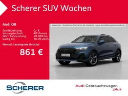 Ascariblau metallic (metallic) Gebraucht 2024 Audi Q8 Design SUV | 74.900 €
