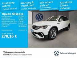 Pure white Gebraucht 2022 VW Tiguan Allspace Elegance SUV | 35.450 € (Guter Preis)