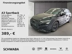 Mythosschwarz metallic Gebraucht 2021 Audi A3 S-Line Limousine | 29.790 € (Fairer Preis)