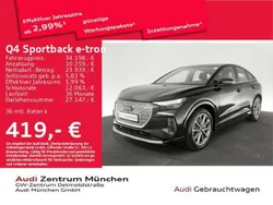 Mythosschwarz metallic Gebraucht 2023 Audi Q4 e-tron SUV | 34.198 € (Fairer Preis)