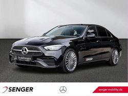 Lack obsidianschwarz Gebraucht 2025 Mercedes C220 AMG Limousine | 50.480 €