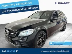 Schwarz Gebraucht 2021 Mercedes C300e AMG line Kombi | 21.007 € (Guter Preis)