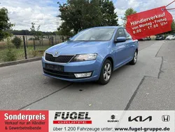 Denimblau metallic Gebraucht 2014 Skoda Rapid Ambition Limousine | 3.499 € (Fairer Preis)