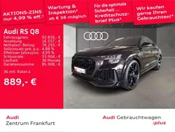 Mythosschwarz metallic Gebraucht 2022 Audi RS Q8 Ambiente SUV | 92.850 € (Fairer Preis)