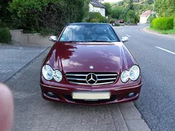 Rot Gebraucht 2008 Mercedes CLK200 Avantgarde Cabrio | 6.900 € (Superpreis)