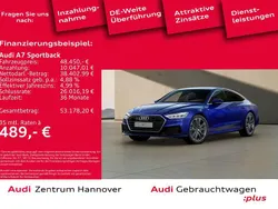 Ultrablau metallic Gebraucht 2022 Audi A7 Sportback S-Line Kleinwagen | 48.450 € (Fairer Preis)