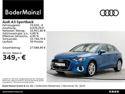 Atollblau metallic Gebraucht 2022 Audi A3 Advanced Limousine | 25.430 € (Guter Preis)