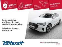 Weiss Gebraucht 2021 Audi e-tron Sportback Advanced Plus SUV | 29.860 € (Superpreis)