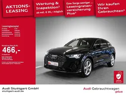 Mythosschwarz metallic Gebraucht 2024 Audi Q3 Sportback S-Line SUV | 45.620 € (Fairer Preis)