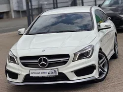 Weiß Gebraucht 2015 Mercedes CLA45 AMG Shooting Brake AMG Kombi | 23.800 € (Etwas zu teuer)