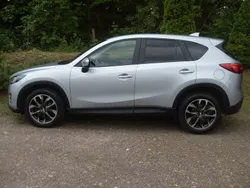 Silber Gebraucht 2015 Mazda CX-5 Sports-Line SUV | 15.875 € (Etwas zu teuer)