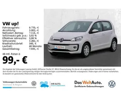Weiß Gebraucht 2019 VW up! move up! Kleinwagen | 9.770 € (Etwas zu teuer)