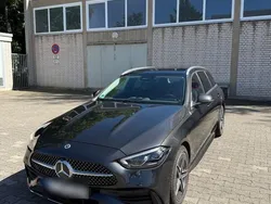 Grau Gebraucht 2021 Mercedes C220 AMG line Kombi | 35.000 € (Fairer Preis)