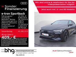 Mythosschwarz metallic Gebraucht 2022 Audi e-tron S-Line SUV | 35.930 € (Etwas zu teuer)