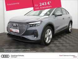 Grau Gebraucht 2021 Audi Q4 Sportback e-tron Basis SUV | 26.950 € (Etwas zu teuer)