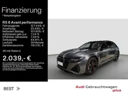Daytonagrau perleffekt Gebraucht 2024 Audi RS6 Performance Kombi | 127.449 €