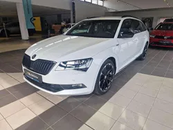 Moonweiss metallic Gebraucht 2019 Skoda Superb SportLine Kombi | 23.770 € (Guter Preis)