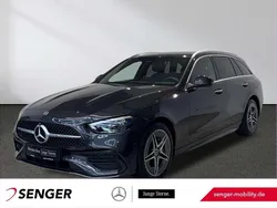 Grau Gebraucht 2025 Mercedes C300e AMG Limousine | 51.980 € (Fairer Preis)