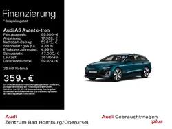 Blau Gebraucht 2025 Audi A6 e-tron S-Line Kombi | 69.980 € (Superpreis)