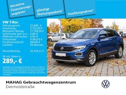 Blau Gebraucht 2021 VW T-Roc Sport SUV | 22.890 € (Guter Preis)