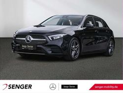 Schwarz Gebraucht 2022 Mercedes A200 AMG line Limousine | 27.270 € (Fairer Preis)