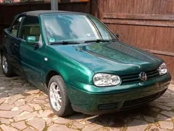 Grün Gebraucht 1999 VW Golf Cabriolet Highline Cabrio | 3.500 € (Fairer Preis)
