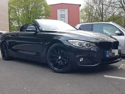 Schwarz Gebraucht 2015 BMW 420 Sport Line Cabrio | 18.500 € (Fairer Preis)