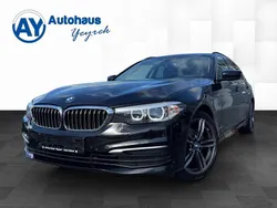 Schwarz ii/bonnet fluid black Gebraucht 2018 BMW 520 Kombi | 18.450 € (Guter Preis)