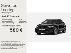 Schwarz Neu 2025 Audi A3 S-Line Limousine | 53.480 € (Teuer)