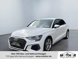 Weiß Gebraucht 2024 Audi A3 Sportback S-Line Limousine | 24.489 € (Superpreis)