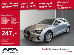 Silber Gebraucht 2024 Audi A3 Sportback Advanced Limousine | 29.576 € (Superpreis)