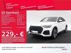 Weiß Gebraucht 2023 Audi Q5 Sportback S-Line SUV | 46.214 € (Etwas zu teuer)