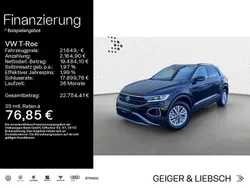 Schwarz Gebraucht 2024 VW T-Roc Life SUV | 21.649 € (Guter Preis)