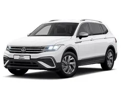 Pure white Gebraucht 2024 VW Tiguan Allspace Life SUV | 34.900 € (Guter Preis)