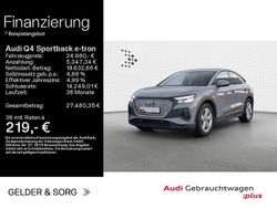 Grau Gebraucht 2022 Audi Q4 Sportback e-tron Performance SUV | 24.980 € (Fairer Preis)