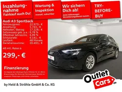 Brillantschwarz Gebraucht 2022 Audi A3 Ambiente Limousine | 22.970 € (Guter Preis)