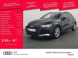 Mythosschwarz Gebraucht 2024 Audi A3 Sportback Advanced Limousine | 33.988 € (Guter Preis)