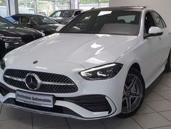 Opalithweiss Gebraucht 2024 Mercedes C300e AMG Limousine | 47.480 € (Fairer Preis)
