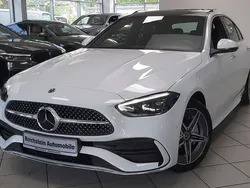 Opalithweiss Gebraucht 2024 Mercedes C300e AMG Limousine | 49.780 € (Fairer Preis)