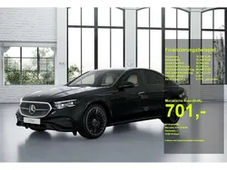 Metalliclack obsidianschwarz Gebraucht 2024 Mercedes E300 AMG Limousine | 63.750 €