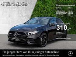 Schwarz Gebraucht 2022 Mercedes A250 AMG line Limousine | 27.980 € (Guter Preis)