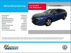 Blau Gebraucht 2024 VW Passat Business Kombi | 33.900 € (Guter Preis)
