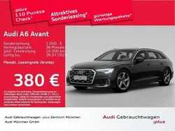 Mythosschwarz metallic Gebraucht 2024 Audi A6 S-Line Kombi | 46.998 €